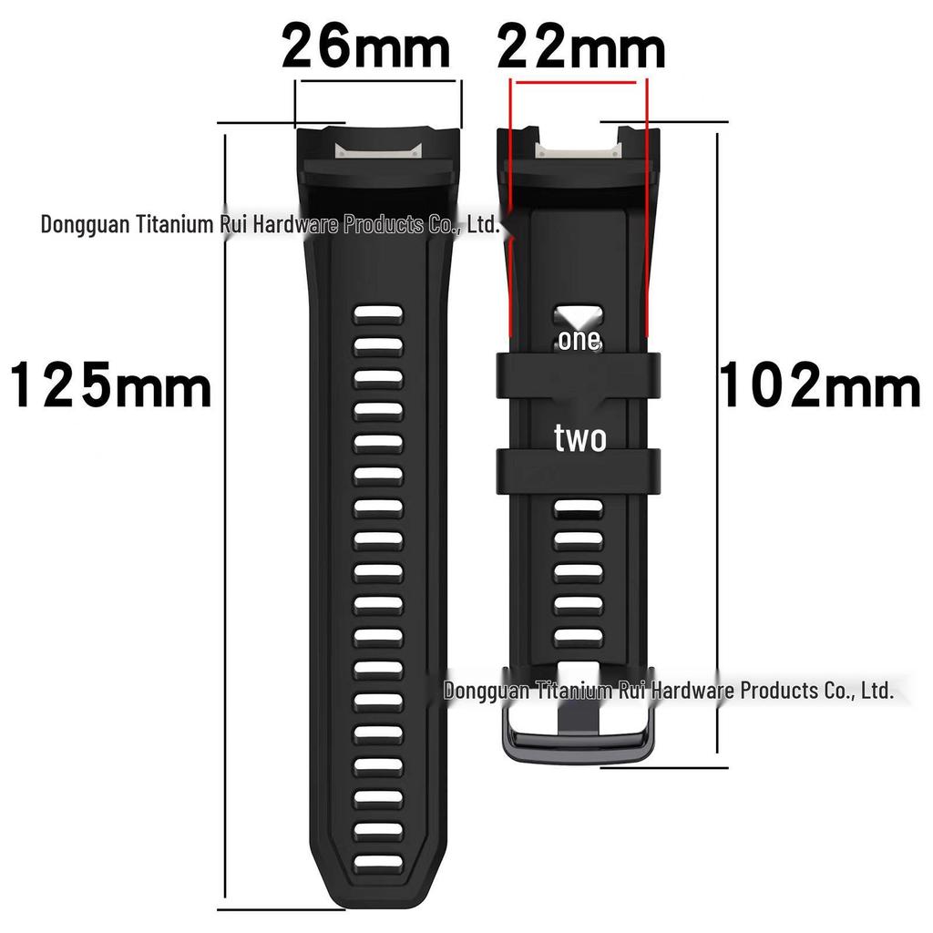 Garmin Instinct 2X Silicone Quick Release Sport Band Replacement