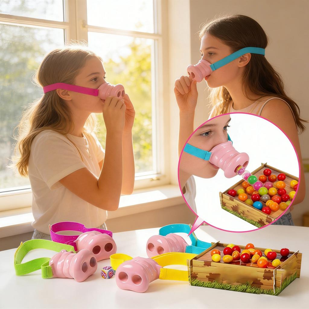 Забавная соревновательная игрушка «Игра в свинью» для детей и семьи