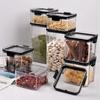 Dry Food Storage Box Food Containers Transparent Stackable Kitchen Spaghetti Noodles Sealed Tank Cans Organizers Bottles