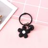 Girls Elegant Korean Bell Women Flower Keychain Fashion Jewelry Key Ring Bag Pendant