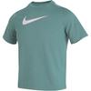 Multi Dri-FIT Logo Print Crew Neck Short Sleeve T-Shirt Kids Tops Coastal-Blue DX5386-361