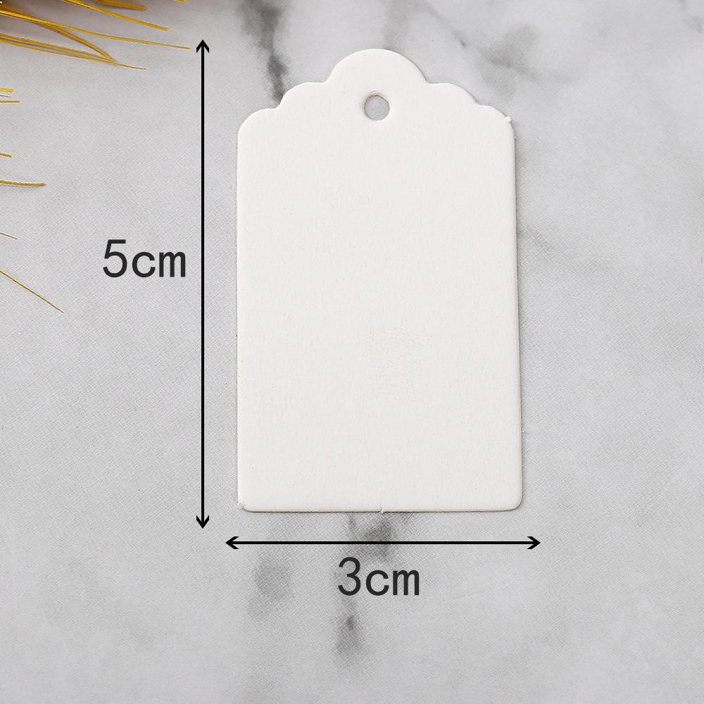 Пустые подвесные бирки из крафт-бумаги - Маленькая закладка, Подарок, Открытка «Спасибо», Украшение или Бирки для одежды.
