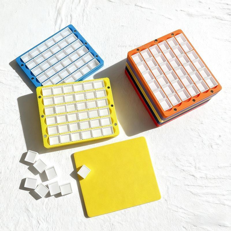 Magnetic Watercolor Painting Box 36 Grid 2ML Stackable Portable Palette Outdoor Sketch Painting College Students Art Supplies