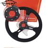 13.5inch 335mm Racing Steering Wheel Suede Deep Dish Car Sports