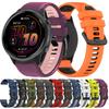 Силиконовый спортивный ремешок 20 мм 22 мм для Garmin Forerunner 265 570 165 645 Мягкий браслет Vivoactive 4 5 6 Venu sq 2 3 Сменный ремешок
