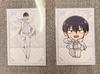 [USED] Yowamushi Pedal Arakita Yasutomo Princess Cafe Snow White Bonus Postcards 2 Pieces