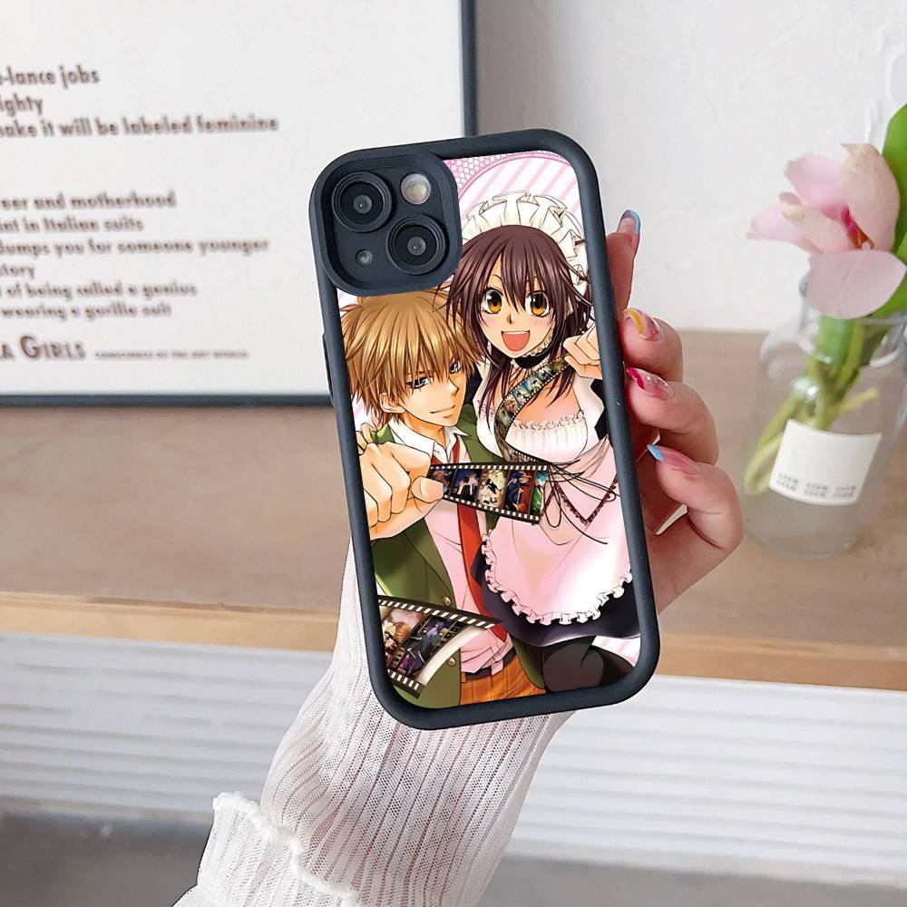 Kaichou Wa Maid-Sama Для iPhone 17 Pro Max 16 15 14 13 12 11 Plus Черный Мягкий Чехол для Телефона