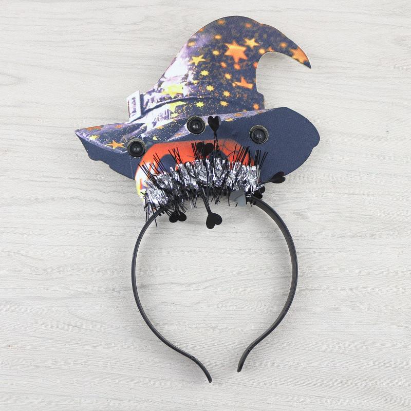 Luminous Halloween Pumpkin & Horn Headband for Kids & Adults