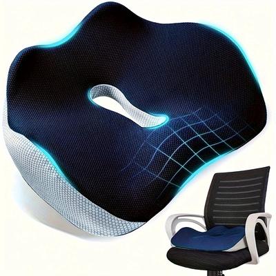 Подушка из пены с эффектом памяти для офисного стула, автомобильного сиденья, самолета, отбеливателя - подушка для настольного стула для облегчения боли в ишиасе и бедре