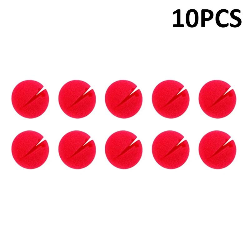 10-100 шт. Красные носы клоуна Поролоновые носы Цирковой магический реквизит Для Рождества Хэллоуина Комический костюм Вечеринка Взрослые Дети Украшение