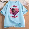 Team Conrad Cousins Beach Tshirt Y2k Cotton Short Sleeve Round Neck Tees TSITP Casual Loose Soft Graphic Tees Women Clothes