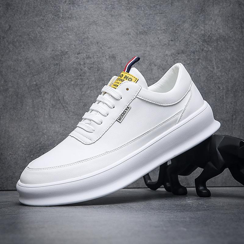 Весенняя обувь мужская маленькая белая обувь универсальная мягкая подошва модный тренд мужская обувь персонализированное сочетание Вэньчжоу прямая трансляция