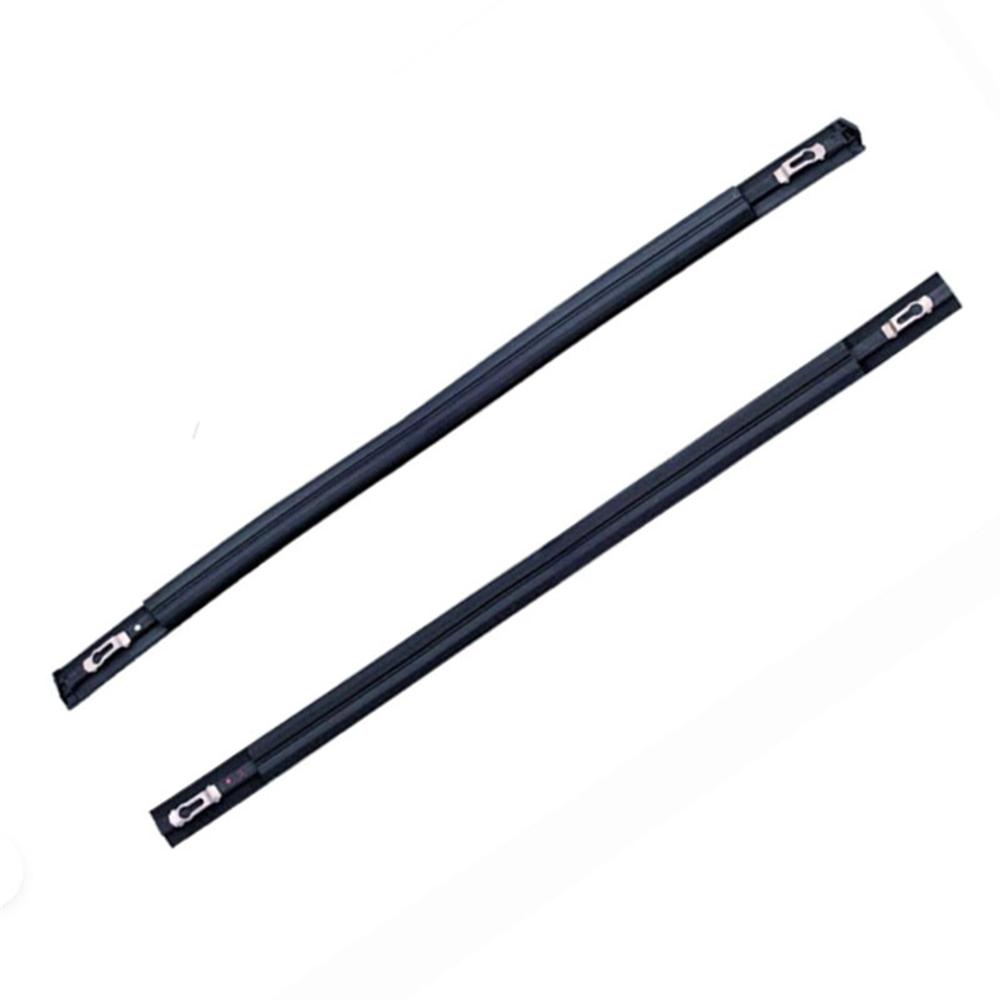 Pair For 15-20 Honda Fit Jazz GK Roof Drip Side Molding Assy Rubber Seal