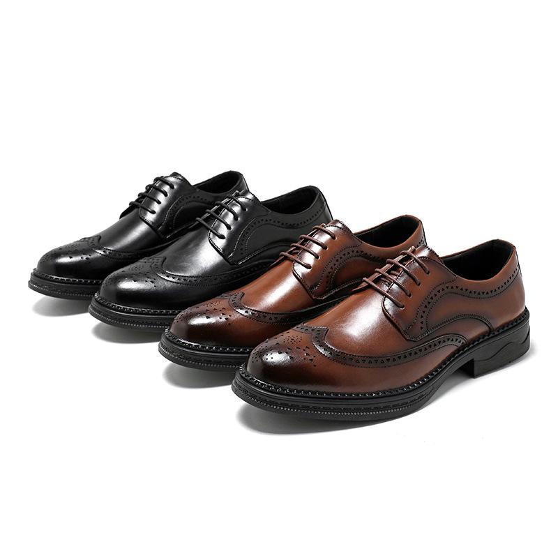 Кожаные мужские туфли британская корейская версия жениха свадебный костюм деловое платье повседневные мужские кожаные туфли 36101-R