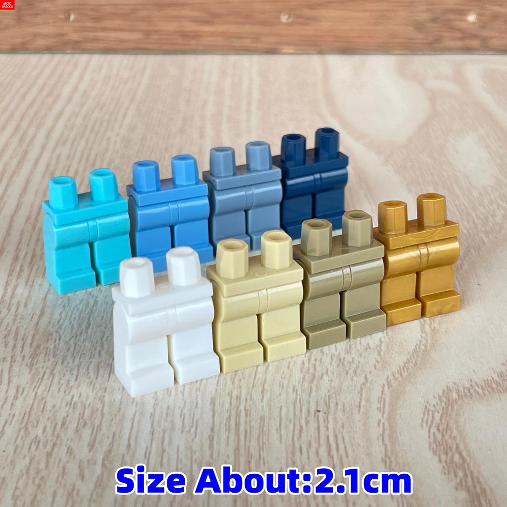 8 шт. Кубики MOC 17 мм Брюки Подвижные Короткие Ноги 970 см00 Часть Тела Одежда Модель Фигурка Сборка Строительные Блоки Игрушки Подарки
