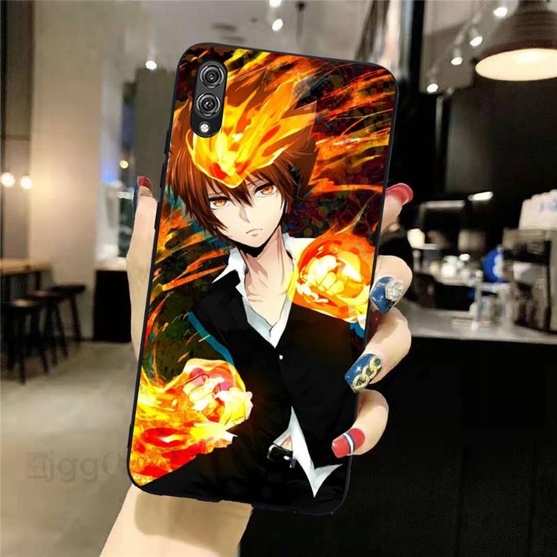 Чехол для телефона Hitman Reborn с аниме для Honor 70 50 20 7S X9 X8 X7 Magic 4 3 Pro, мягкий черный чехол для телефона