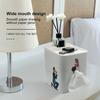 Decorative Tissue Box Holder with Removable Lid Large Capacity Unique Pattern Design Tissue Paper Box Desk Ornament