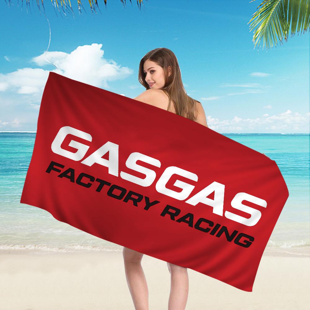 Красное пляжное полотенце GasGas для детей, банное полотенце, полотенце для бассейна, подарок на отпуск, полотенце для пикника, подарок на вечеринку