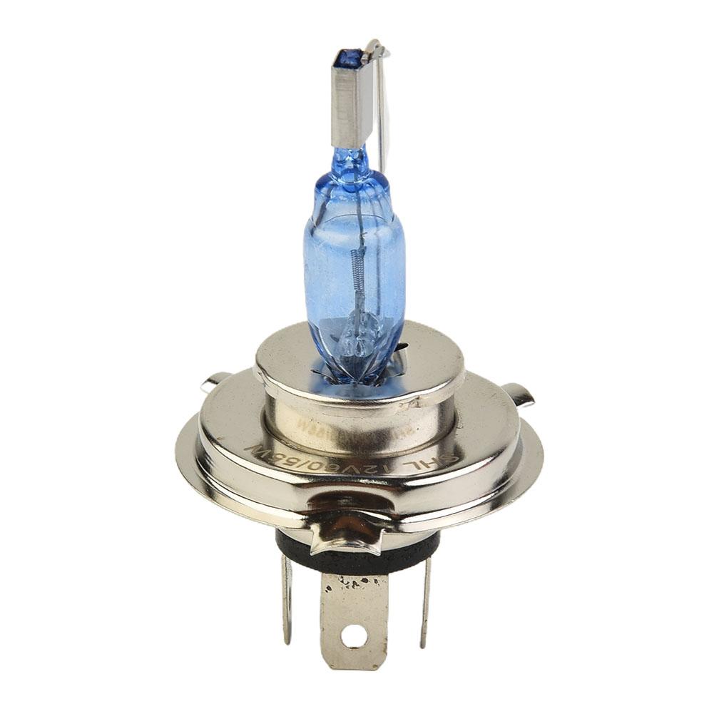 12V/H4 Headlight Bulb Super Bright 55W Dual Low-Beam Bulbs Xenon White