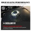 Motorcycle Oil Tank Cover Metal Fuel Tank Right-hand Thread Gas Cap For Harley Softail Fat Boy Sportster XL 883 1200 Dyna FLHR