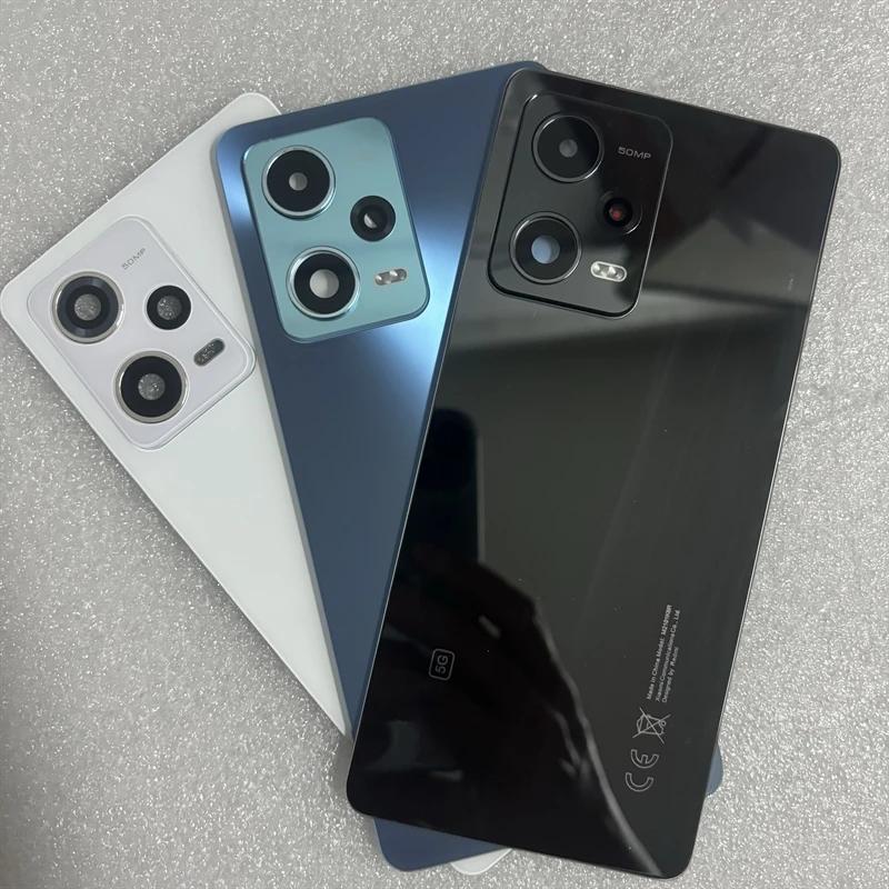 Для Redmi Note 12 Pro 5G Задняя крышка аккумулятора Задняя панель Корпус Чехол Замена