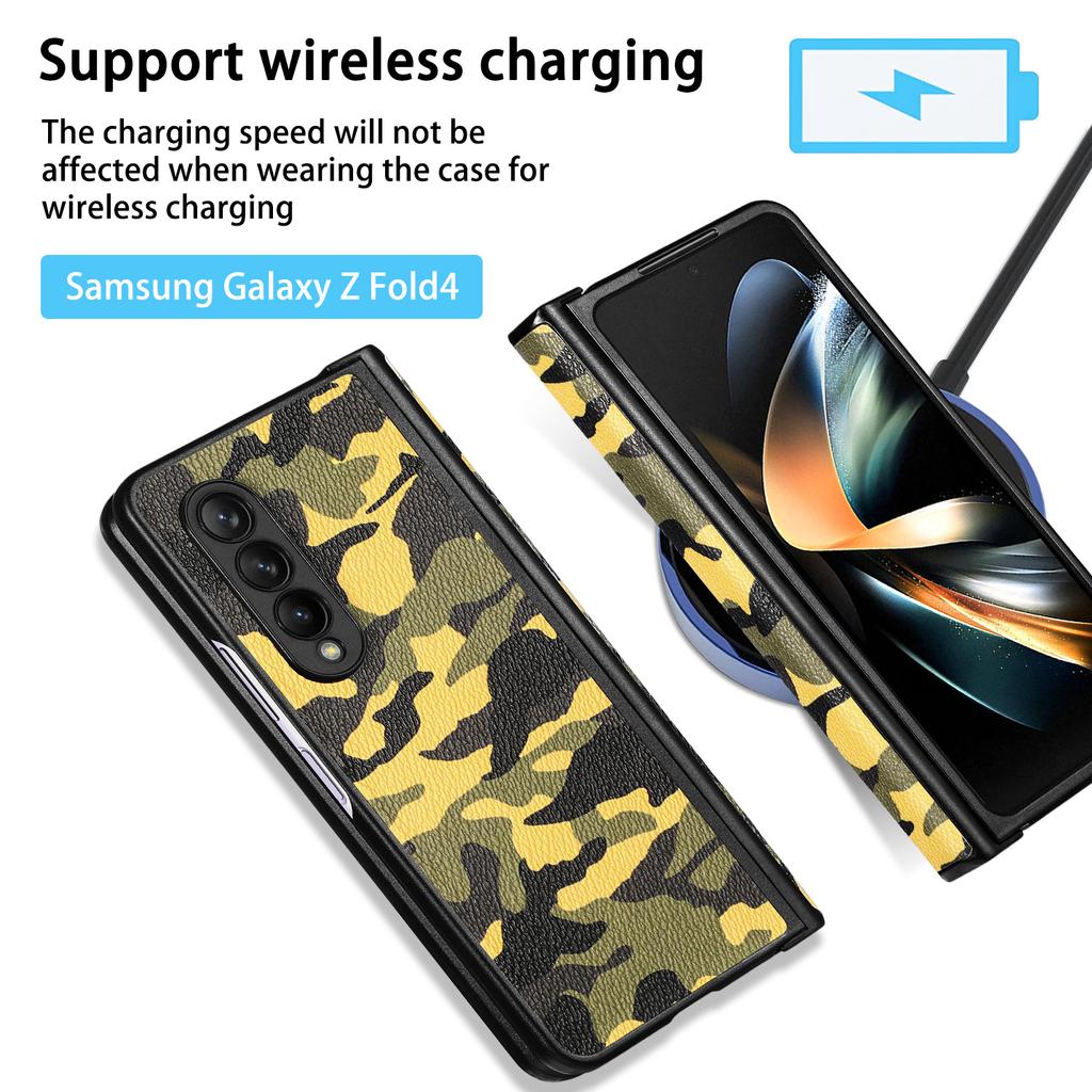 2022 камуфляжный чехол для Samsung Galaxy Z Fold 4 3, модный роскошный роскошный чехол в стиле милитари, противоударные чехлы для Fold4 Fold3 W23