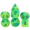 7 шт. светящихся многогранных кубиков D4-D20 DND Dice Set Digital Dice D4 D6 D8 D10 D% D12 D20 для ролевой игры TRPG