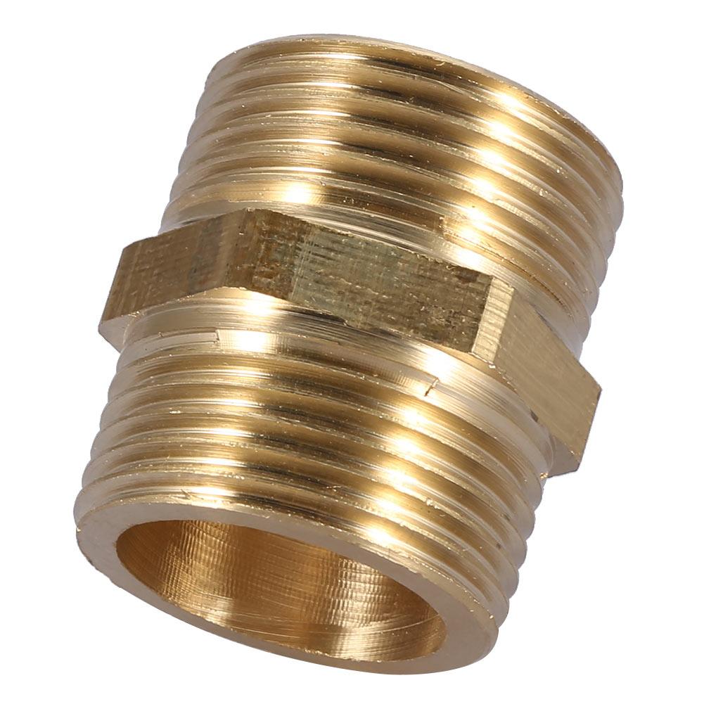 G1 Brass Pipe Fitting Hex Nipple Water Tube Connecting Accessories (intensification)