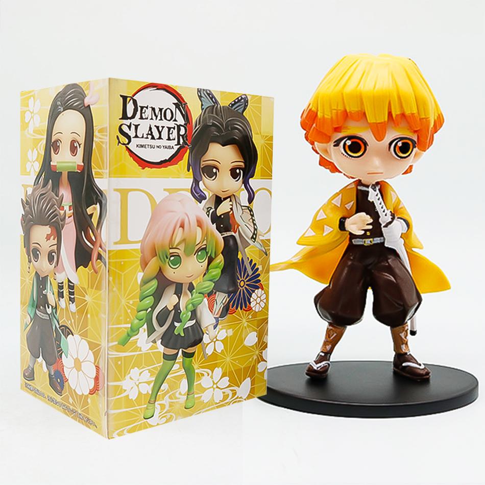 8pcs/kit 2026 Latest  Demon Slayer Tanjiro Kamado Nezuko Animation Figure Miniature Playthings Decoration Piece Playthings Mystery Case Decoration