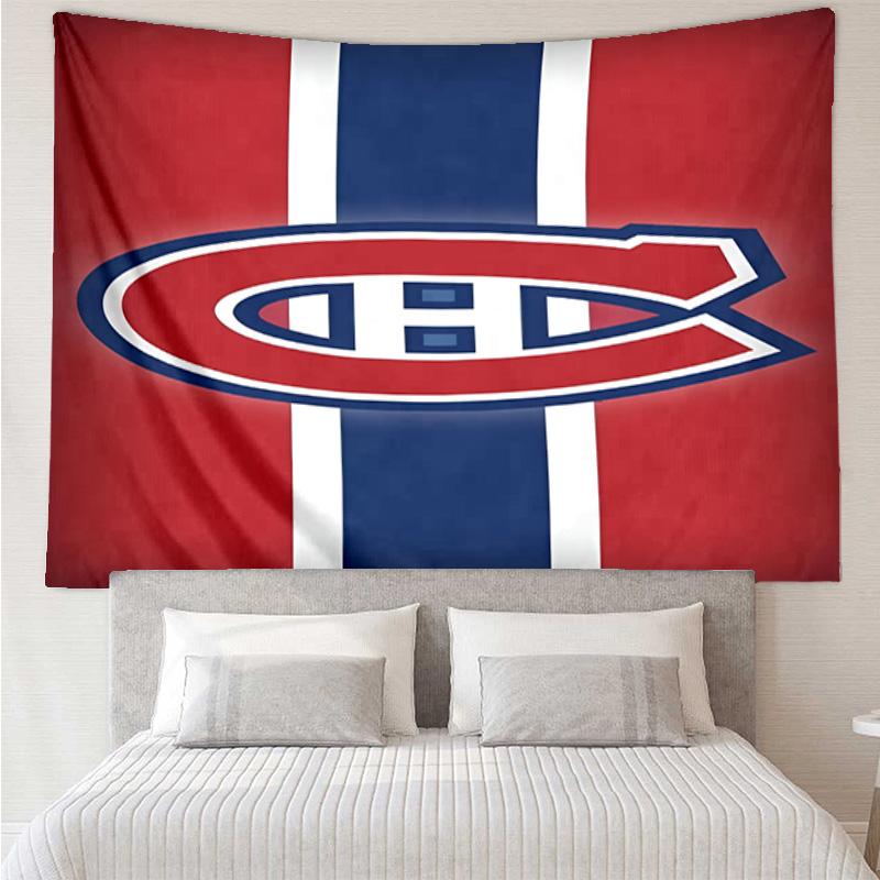 Canadiens Hockey Team Tapestry, Unique Design Tapestry, Wall Decor for Bedroom,Livingroom, Playroom,Heartwarming Fan Holiday Gifts