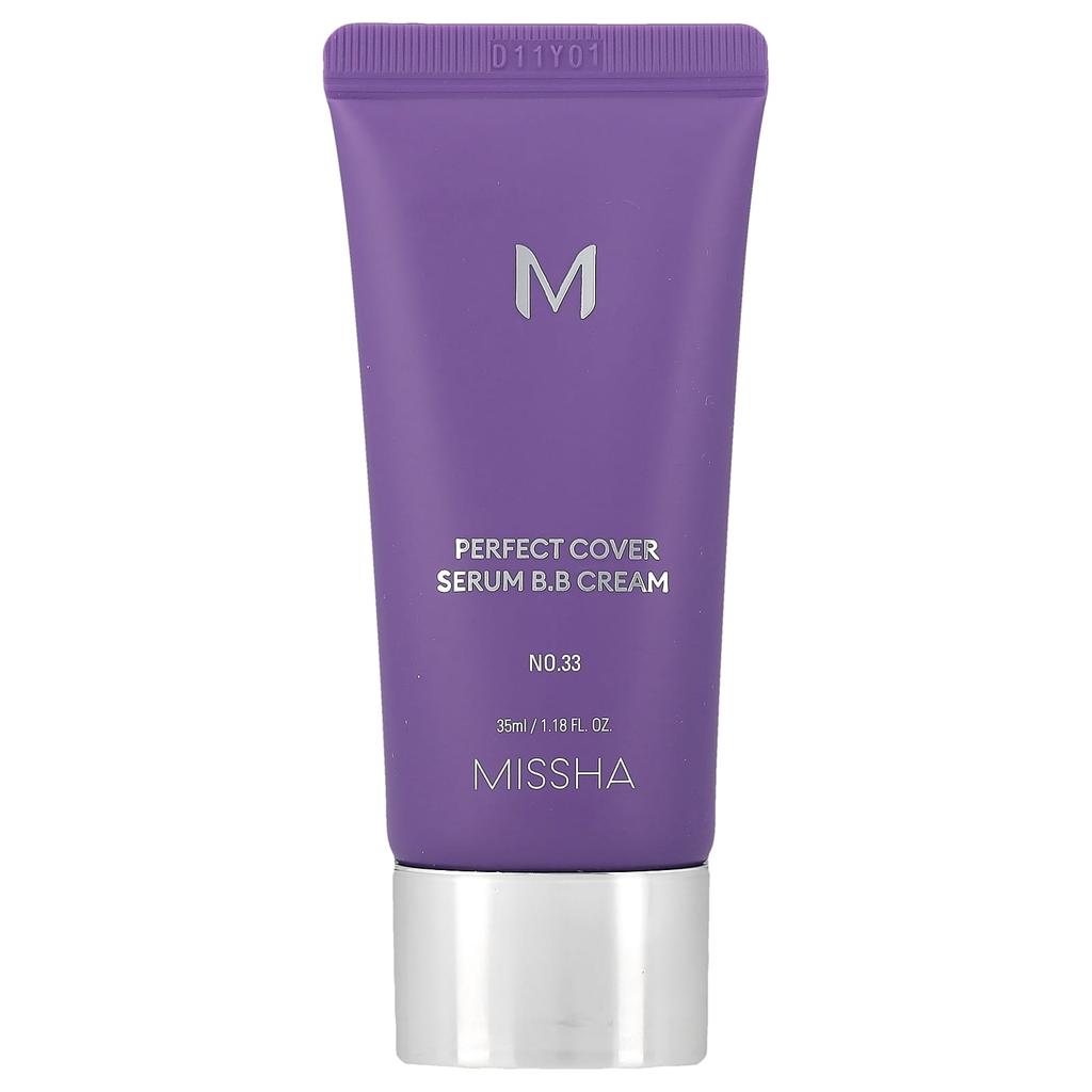 MISSHA Perfect Cover Serum BB Cream, Оттенок 33 Загар, 35 мл (1,18 жидких унций)