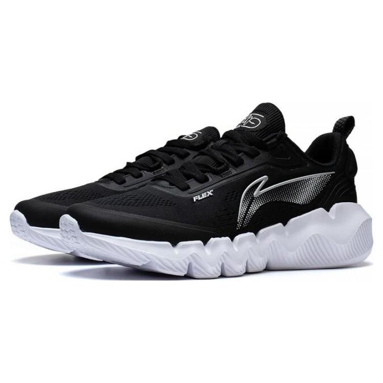 Li Ning LN Fle Нескользящие Устойчивые к истиранию Низкие Спортивные Повседневные Кроссовки Мужские Черные AGLT031-2