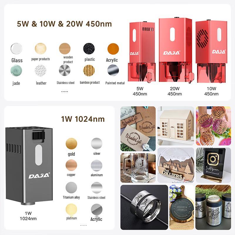 Настольный лазерный гравер Diaojiang A6PRO-5W, штекер CN (адаптер в комплекте)