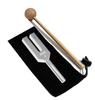 HappyHome Tuning Fork 4096Hz Relaxation Tuner Wooden Mallet Set Purification Healing