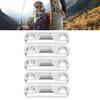 15PCS Stainless Steel Fishing Swivels 360° Swivel Connectors Bearing Swivels  Fishing Accessories