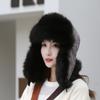 Winter Imitation Fur Women's Thickened Warm Hat High Imitation Fox Hair Ear Protection Cold Hat Fleece Thickened Hat