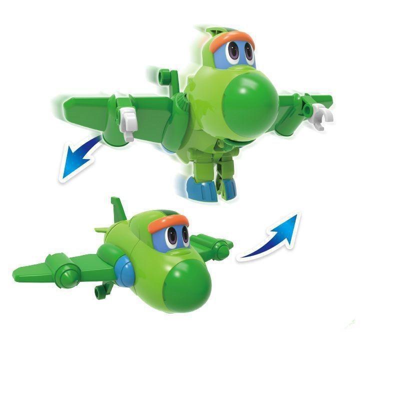 Gogo Dino Transforming Car Airplane Boat Crane Toy For Children