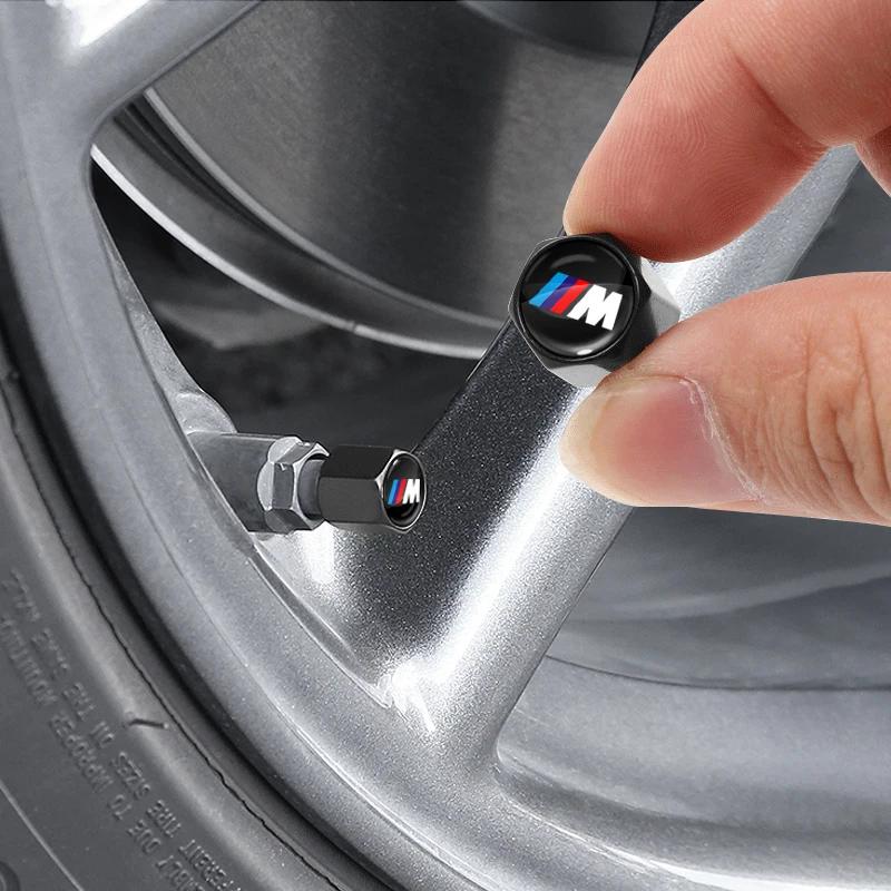 Модные колпачки для вентилей автомобильных шин с брелоком-подвеской с эмблемой автомобиля для BMW E53 E70 E71 E72 E83 X1 X2 X3 X4 X5 X6 X7 E84 F48 F49 F39