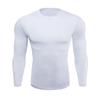 Мужская спортивная облегающая футболка с длинным рукавом PRO - Быстросохнущая и влагоотводящая фитнес-топ