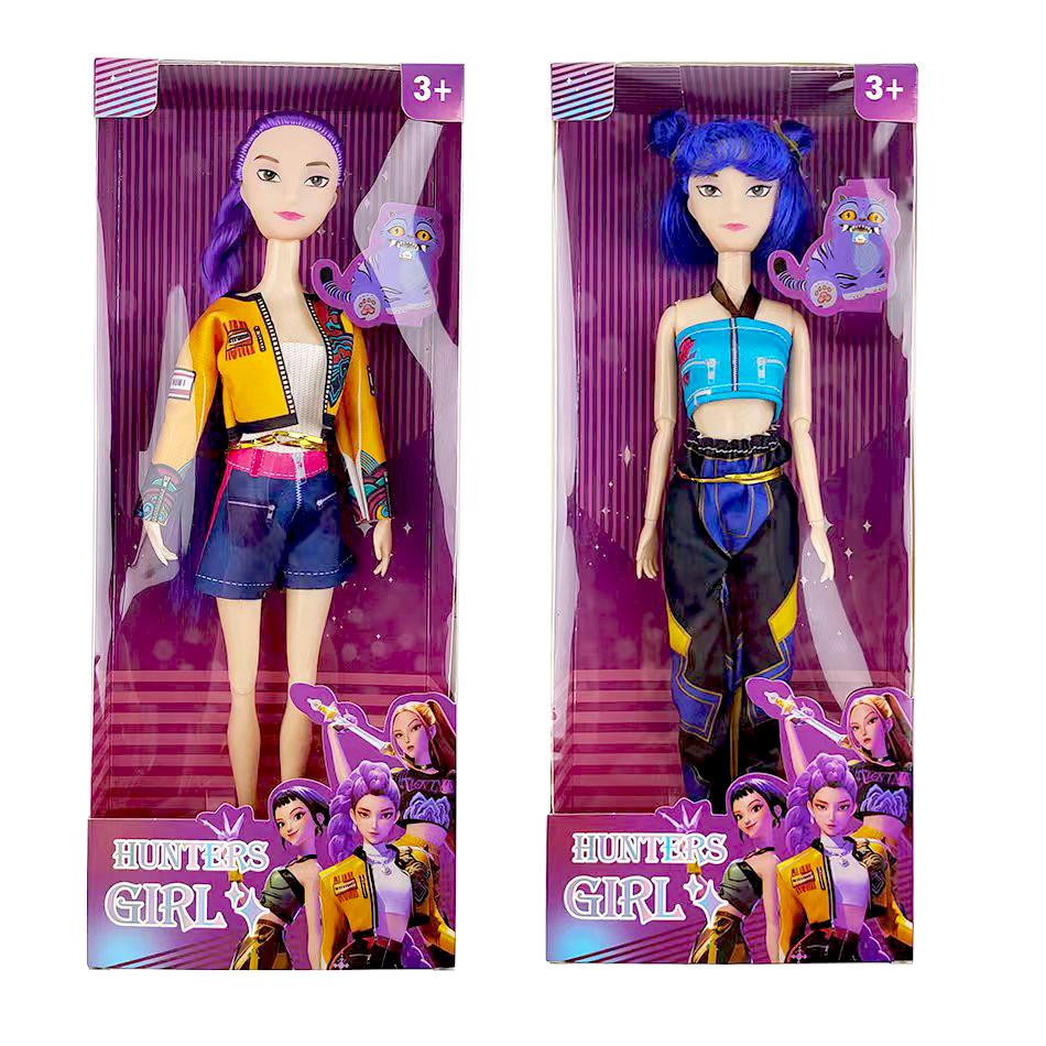 30cm K-Pop Demon Hunters Anime Kpop Girl Group Cartoon Rumi Zoey Mira Action Figures Vinyl Figurines Model Dolls Girls Xmas Gift