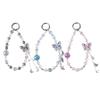 Tassel Butterfly Phone Chain Short Girls Phone Pendant Mobile Phone Lanyard Christmas Gifts
