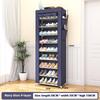 Multilayer Nonwoven Shoes Storage Cabinet Dust-proof Shoe Rack Storage Rack Space-saving Dustproof Shelf For Home Corridor