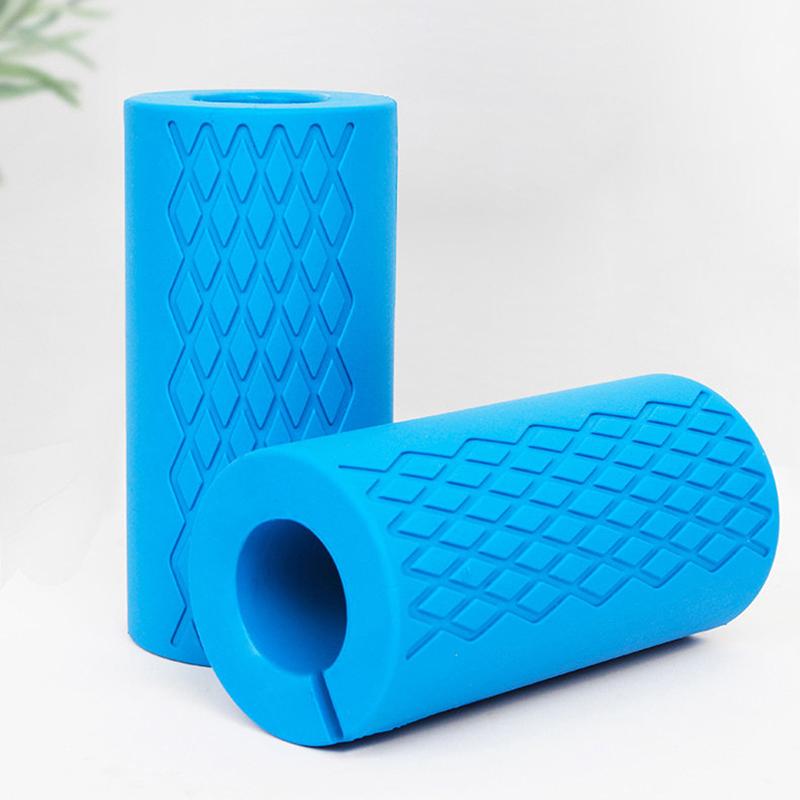 1 шт. Гриф для штанги, гантели, ручки для снятия стресса, ручки для гантелей, силиконовая противоскользящая накладка, толстые ручки для грифа, хват для подтягиваний, хват для тяжелой атлетики