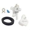 RV Toilet Water Valves 34100 Simple Installation Direct Replace Convenient with Seal Pp