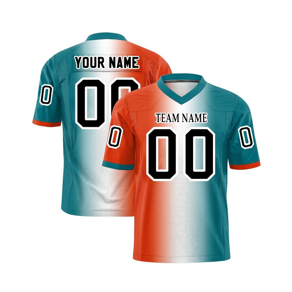 Custom Football Jerseys Personalized Printed Team Name & Number Sports Uniform For Men Women Youth