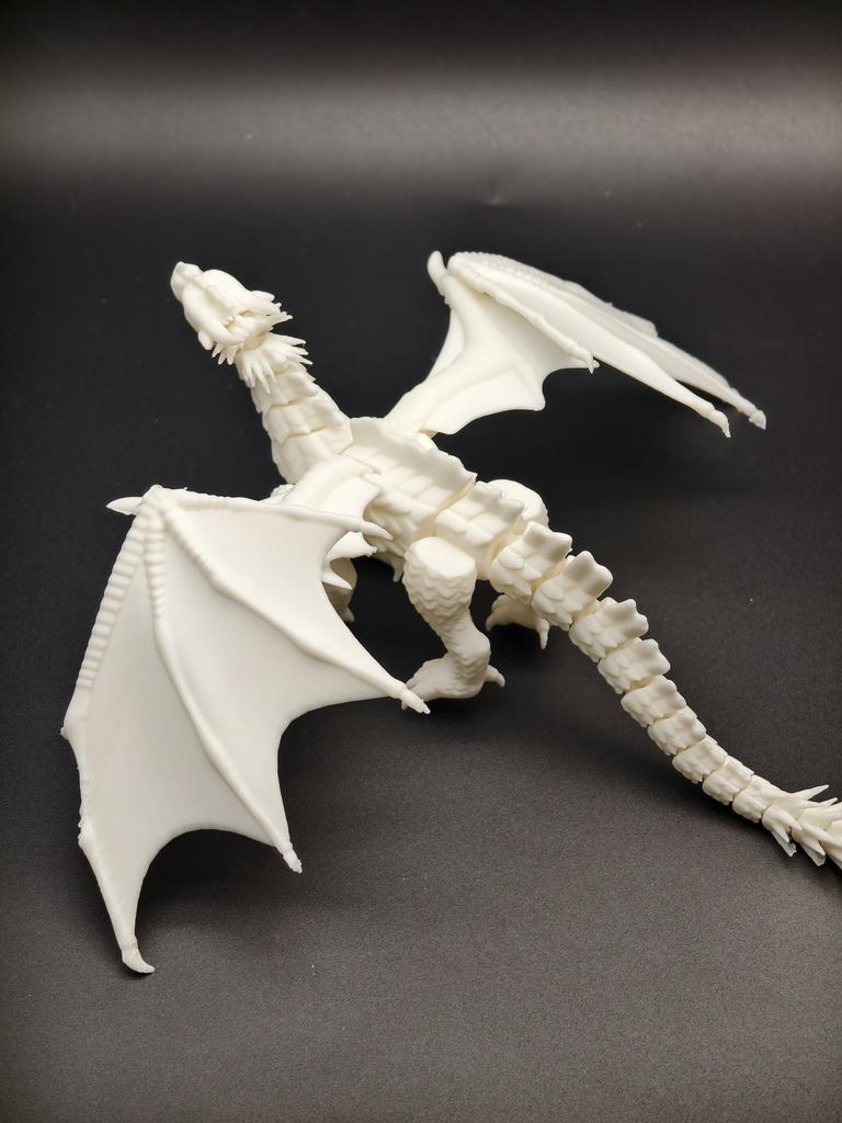 3D-печатная подвижная модель дракона на шарнирах, ornament - Раскрашиваемая фигурка-игрушка для мальчиков, в качестве подарка для детей
