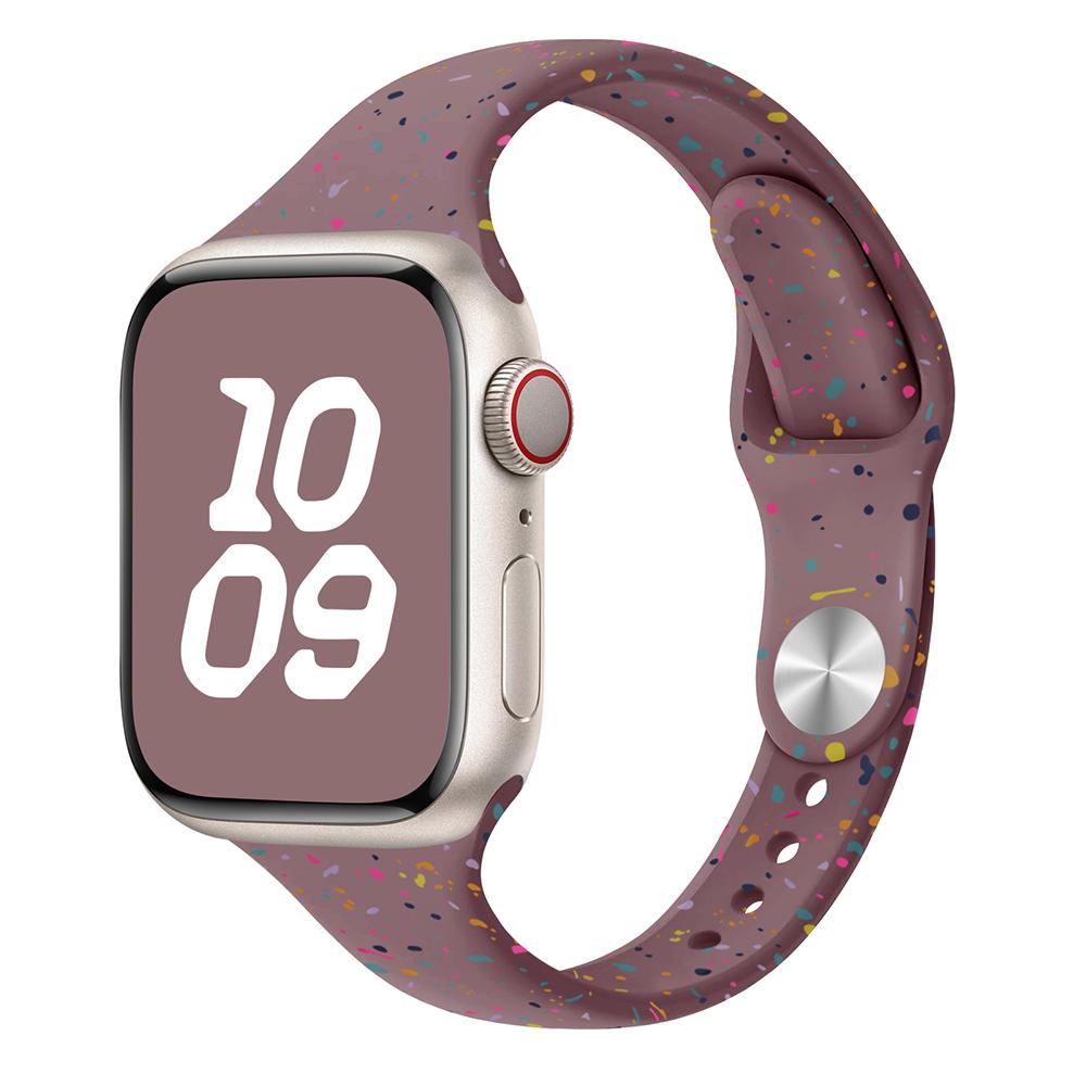 Оригинальный силиконовый ремешок для Apple Watch Band 44 мм 45 46 40 41 38 42 мм Correa Дышащий iwatch series 10 9 8 SE 7 6 Ultra 2 49 мм