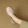 Босоножки на круглом каблуке Летние с круглой мягкой подошвой Противоскользящие Износостойкие Высокий каблук
