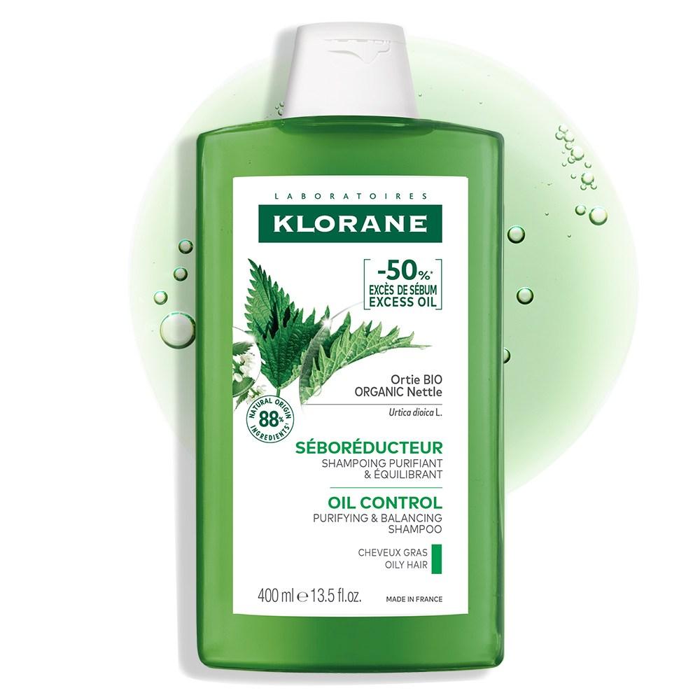 Klorane Nettle No Sebum Shampoo 400ml 1 pcs