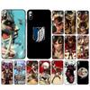 Модный чехол Comic Attack on Titan Soft TPU для iPhone X 11 11Pro MAX 5 5S SE 2020 6 6s 7 8 Plus XS XR Coque Fundas Shells